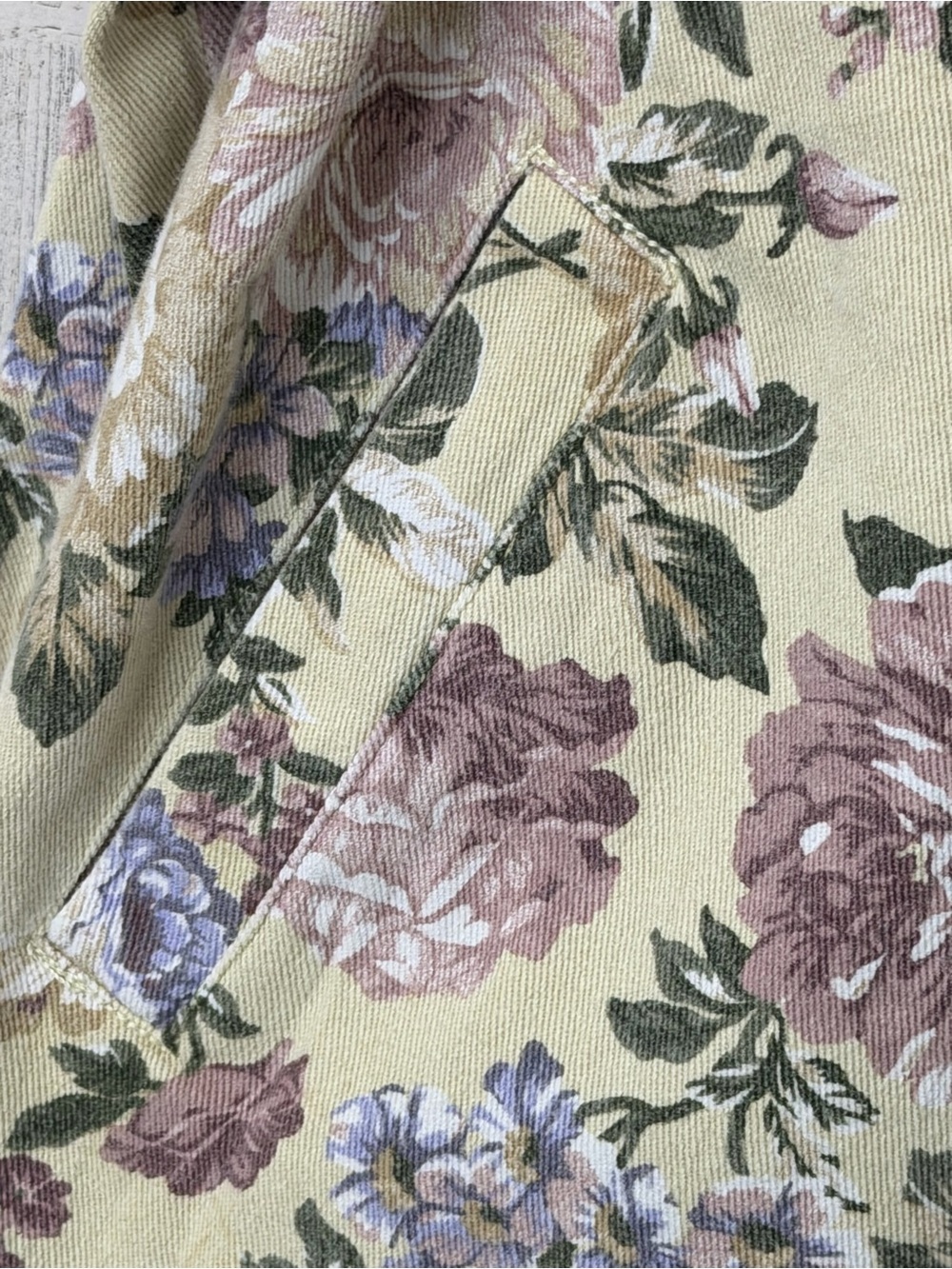 English Rose Floral Studded Utility Jacket - Picture 4 of 7